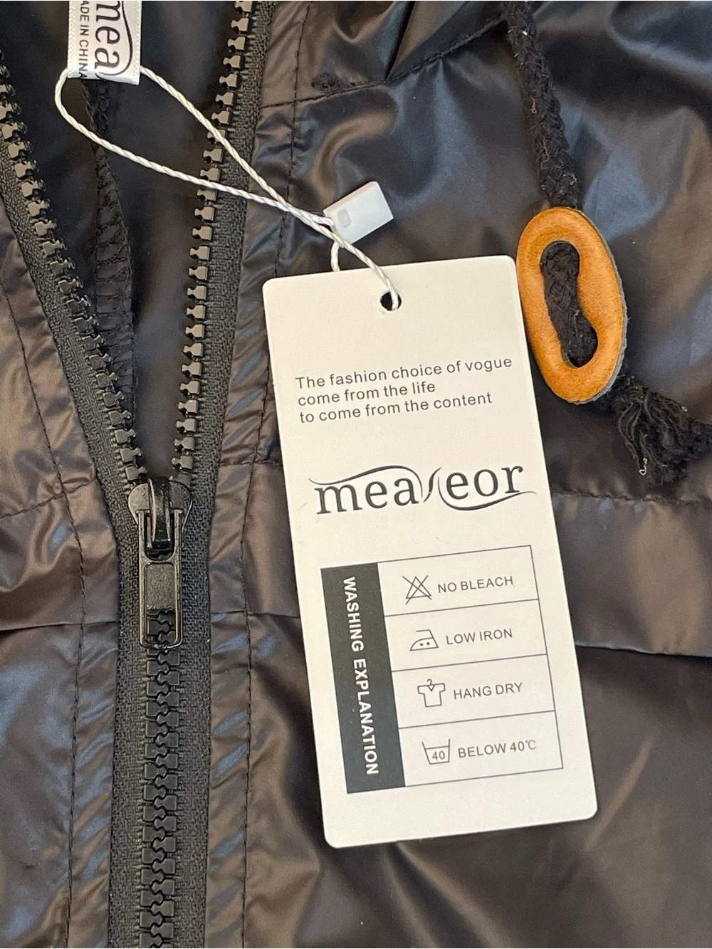 Meaneor Lightweight Hooded Raincoat / Windbreaker Jacket Women's Size Large